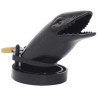 Generique Cage de chasteté Crocodile 10 x 3.5cm Noire